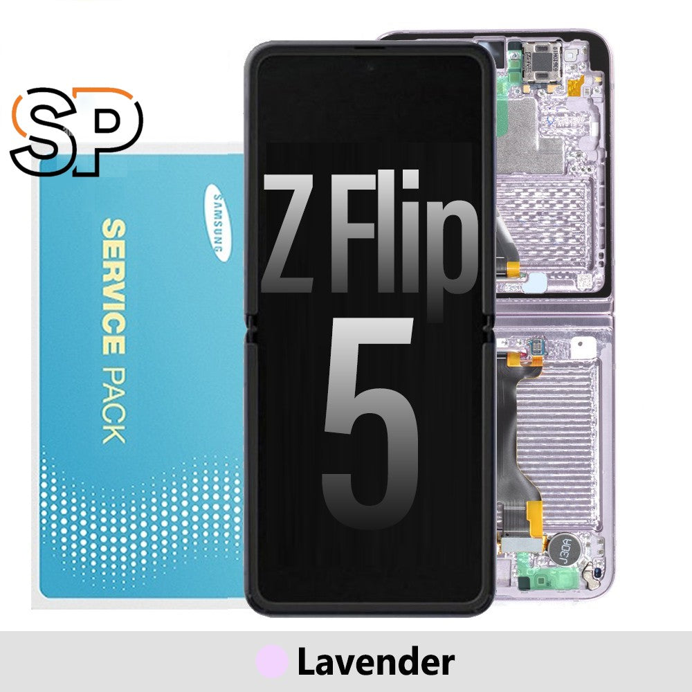 [Service Pack] Samsung Galaxy Z Flip 5 F731B Screen Digitizer-Lavender