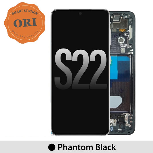 [Original Refurb] Samsung S22 5G Screen Replacement-Phantom Black [p]