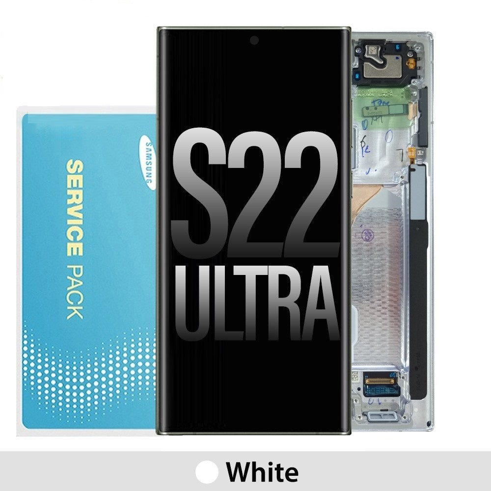 [Service Pack] Samsung S22 Ultra Screen Replacement-White