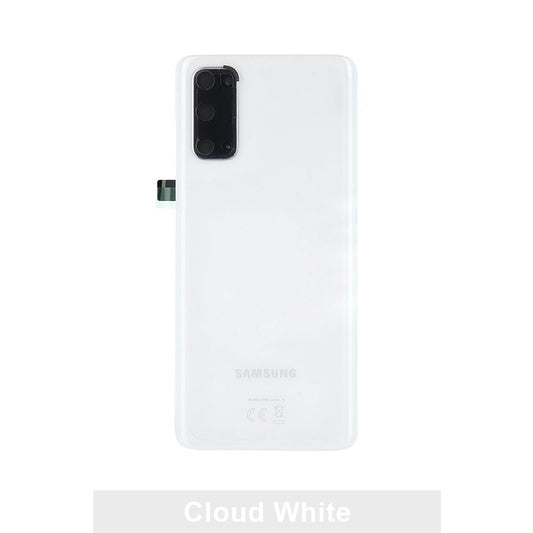 Back Glass White for Samsung S20