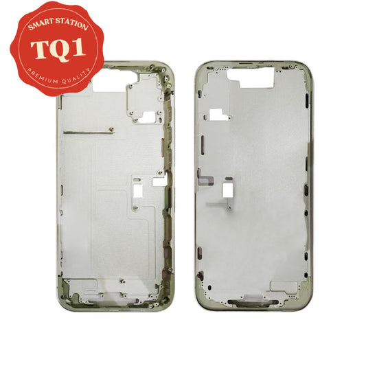 [TQ1] Chassis Mid Frame Cover Replacement Assembly for iPhone 16 Pro-White (With SIM Tray Version)