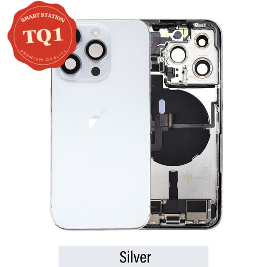 [TQ1] Rear Housing with Full Set Parts for iPhone 14 Pro-White