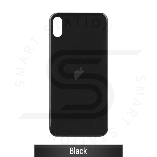 iPhone X Back Glass Black (Bigger Camera cut-out)