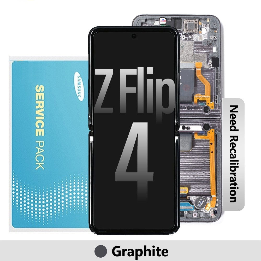 [Service Pack] Samsung Galaxy Z Flip 4 F721B Screen Replacement GH82-30238A-Graphite